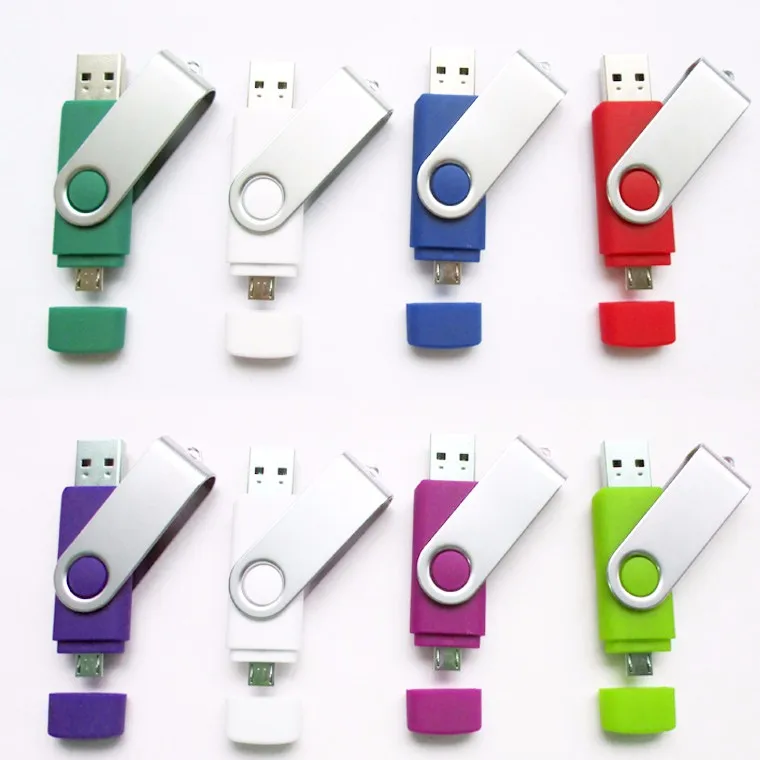 Factory wholesale OTG 4GB 8GB 16GB 32GB 64GB OTG 2-in-1 support USB flash drive USB flash drive OTG - ANKUX.COM