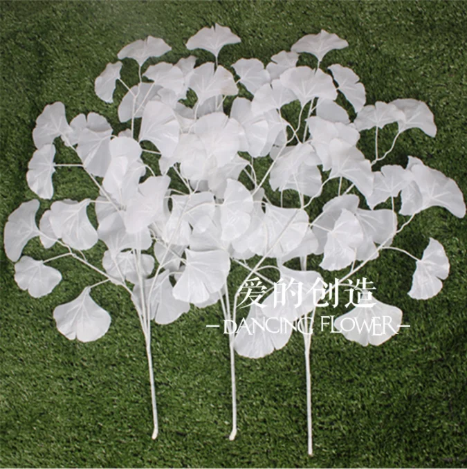 White Artificial Leaves For Wedding Decor Buy Artificial Leave,Photo