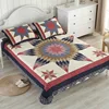 Indian quilted bedspread, fancy bed cover