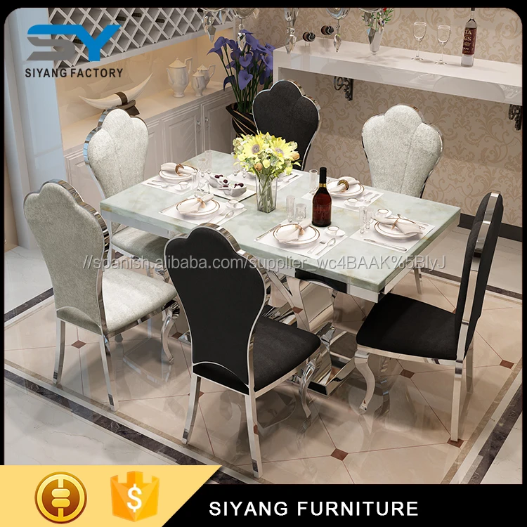 Venta al por mayor mesa de comedor y 6 sillas baratas-Compre online ... Venta al por mayor mesa de comedor y 6 sillas baratas-Compre online ...
