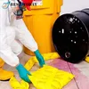 hazardous chemical liquid absorbent pillow 60 L absorbency yellow