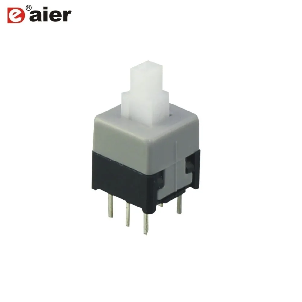 7x7mm On On Mini Latching Push Button Switch 6 Pin Pcb Buy Push