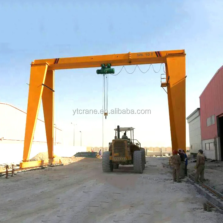 Single girder 10 ton monorail gantry crane price
