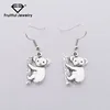 2017 Hot Selling Popular silver plated koala Earring small quantity order earn money online ear jewelry gold
