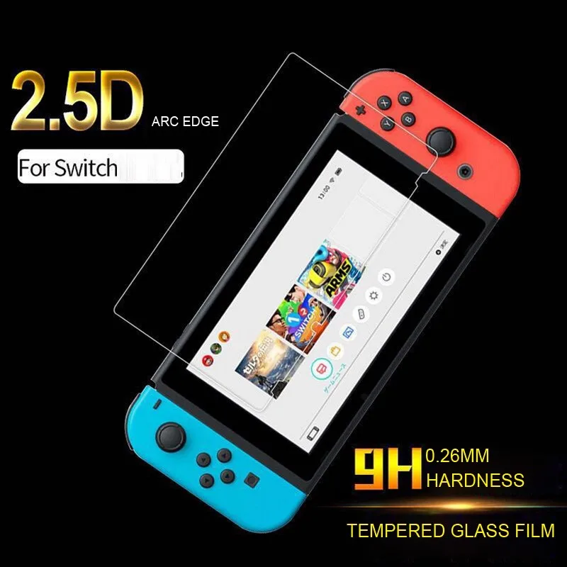 0.3mm 9H Tempered glass film for Nintendo Switch Lcd screen protector