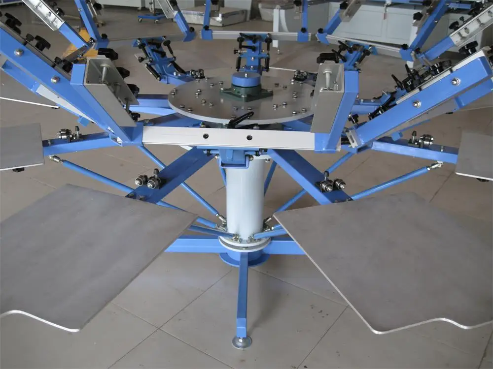 8 Color 8 Station Manual Carousel Screen Printing Machine Buy Manual Carousel Screen Printing