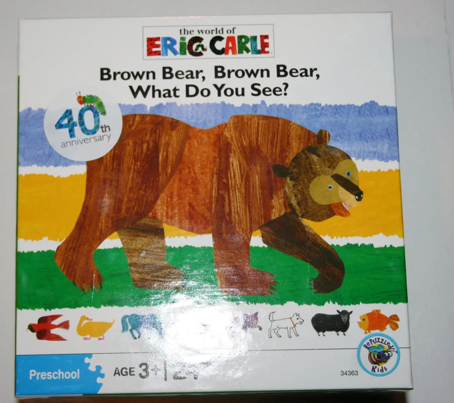 The World of Eric Carle - Brown Bear, Brown Bear, What Do You See? 24 Piece Puzzle