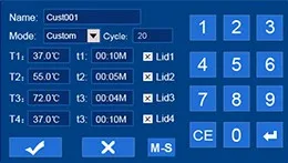 Nade touch screen USB memory 4 operation modes humidity control system FISH Hybridization System TDH-500