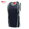 High quality 100% polyester breathable sublimated custom singlet