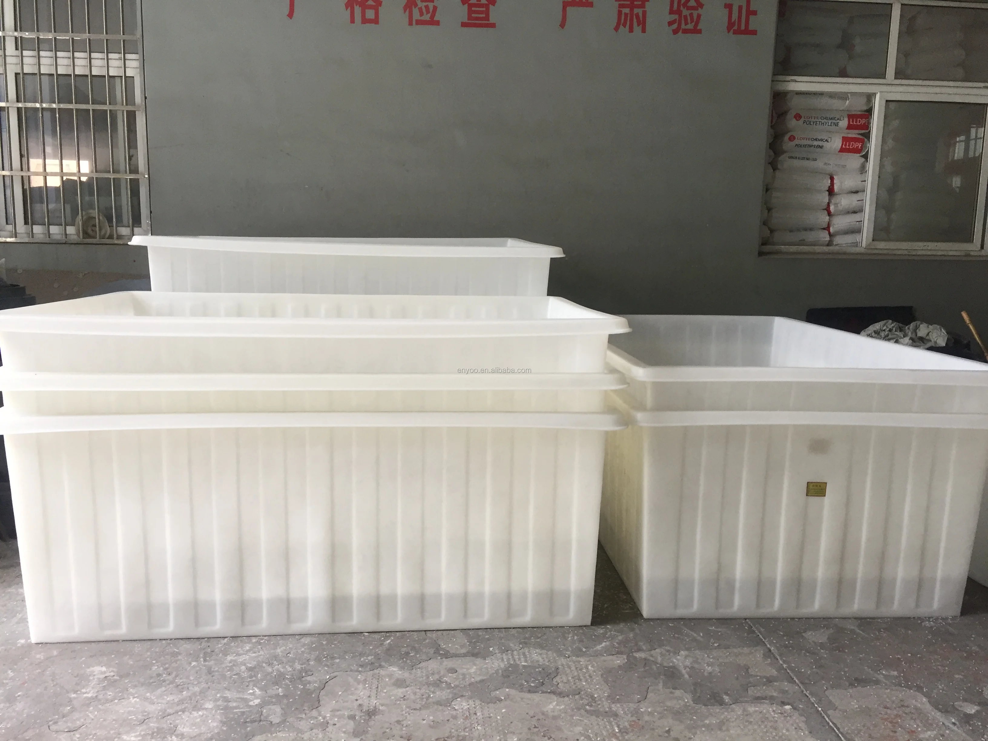 500 5000 Litre Food Grade Commercial Large Plastic Fish Farm Stock