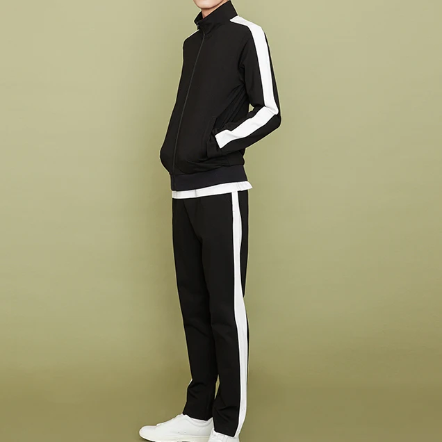 joggers side stripe mens