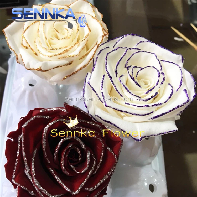 Preserved Roses Real Natural Preserved Gold Roses Flower Selling In