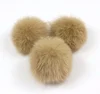 Real Fox Fur Ball Using for Fur Pendant Key chains Clothing Accessories