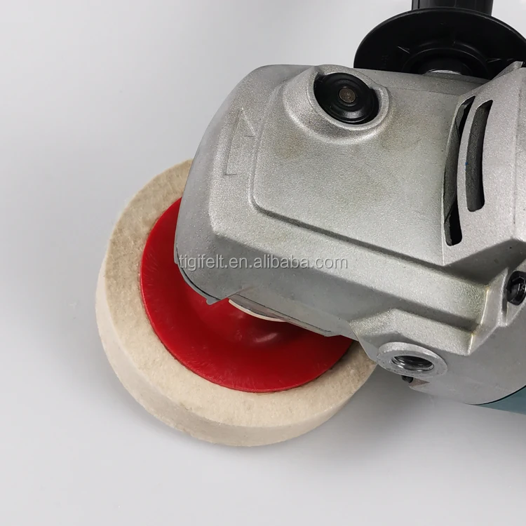Wholesale Felt Wheels With Red Paper/ Felt Wheels Wool Felt Abrasive