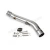 Stainless Steel Slip-On Exhaust Mid Pipe for Kawasaki Z800 Z 800 2013 2014 2015
