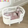 China Manufacturer House Toy Beds WoodenBaby Doll Beds,Mini Bed
