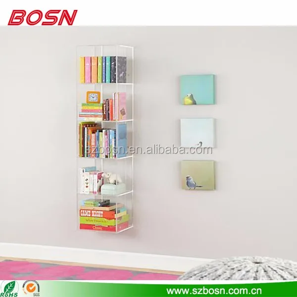 Plexiglass Bookcase Bookshelf Acrylic Living Room Magazine Holder Buy
