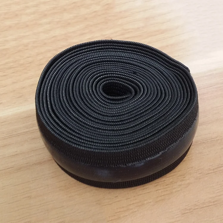 Non Slip Woven Waistband Polyester Elastic Webbing Silicone Gripper Bra Tape Band For Clothing