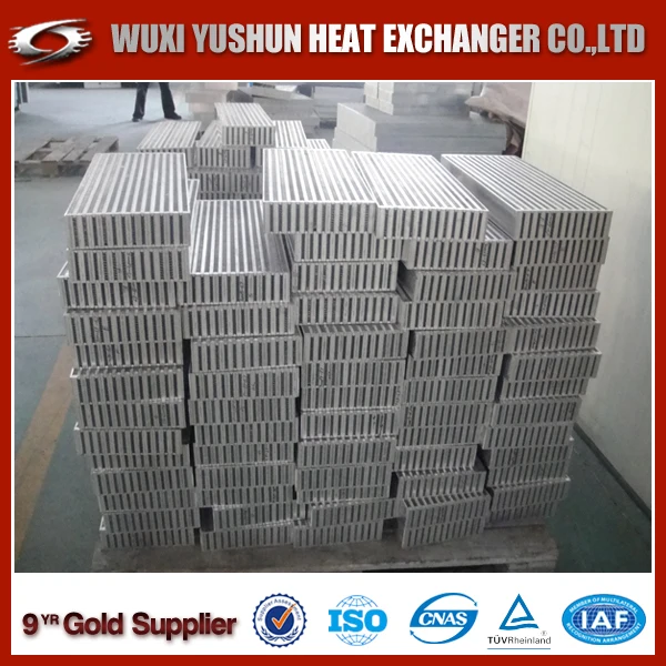 Custom Aluminum Plate Fin Radiator Core Assembly Machine Buy Radiator