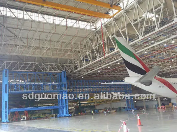 Screw jack for airplane platform