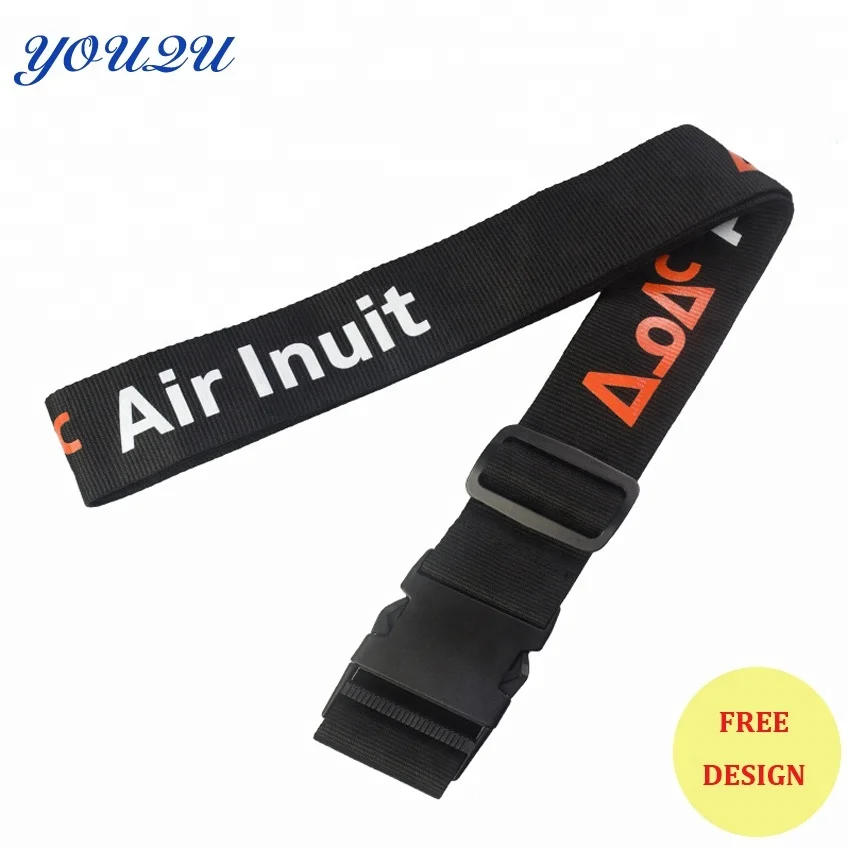 Adjustable Travel Tsa Lock Luggage Strap/luggage Scale Belt Strap With