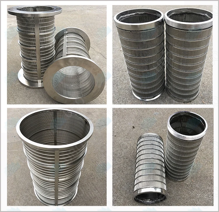 wedge wire drum screen