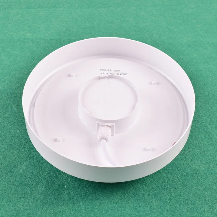 European Style Modern IP65 White Surface Mounted Round Led Ceiling Light 20w