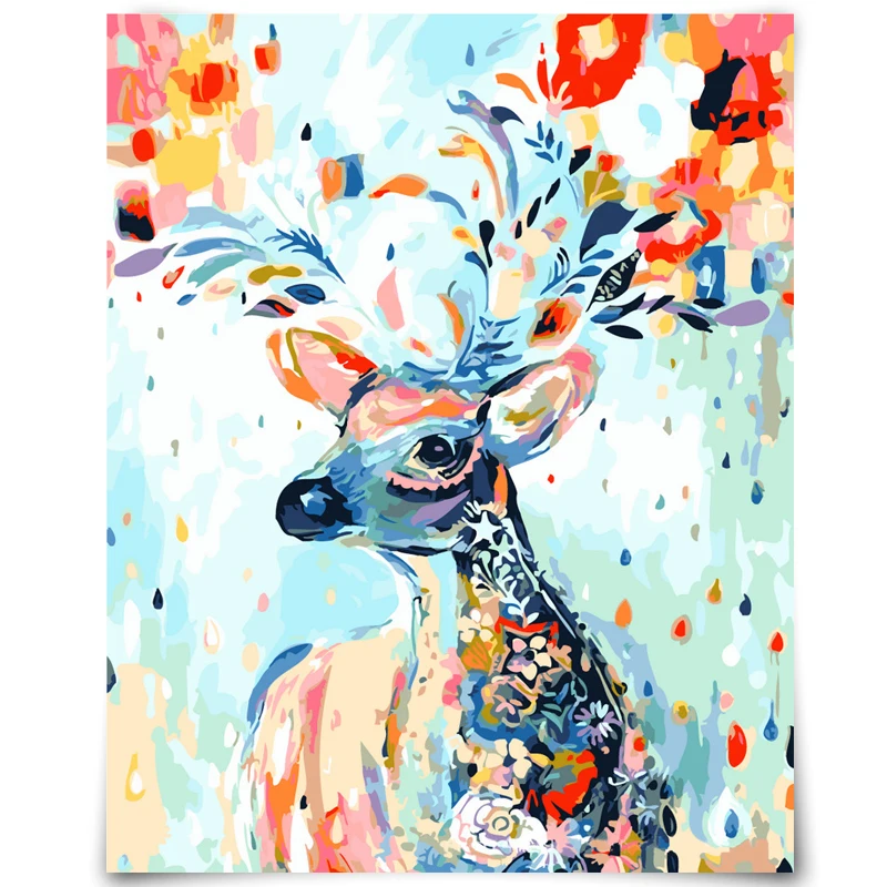 Compra pintura ciervos online al por mayor de China