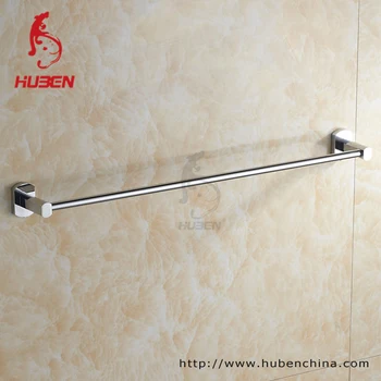 Wall Mounted 24 Single Towel Bar Bracket Chrome Wall Mounted 24 Single Towel Bar Bracket Chrome