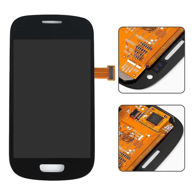 Genuine for samsung galaxy s3 mini i8190 LCD touch screen, orginal LCD digitizer for samsung galaxy s3 mini i8190 with frame