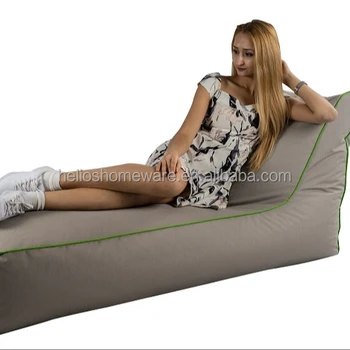 Outdoor Beach Chair Beanbag Vacuum Packed High Colorfastness Weatherproof Water Resistant Waterproof Oversized