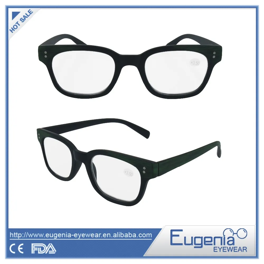 supermarket color pouch high quality spring hinge reading glasses