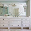 China Supplier floor standing Solid Wood Modern Bathroom Vanities