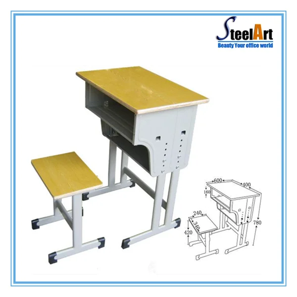 Modern Study Table For Students Kd Structure School Desk And Chair