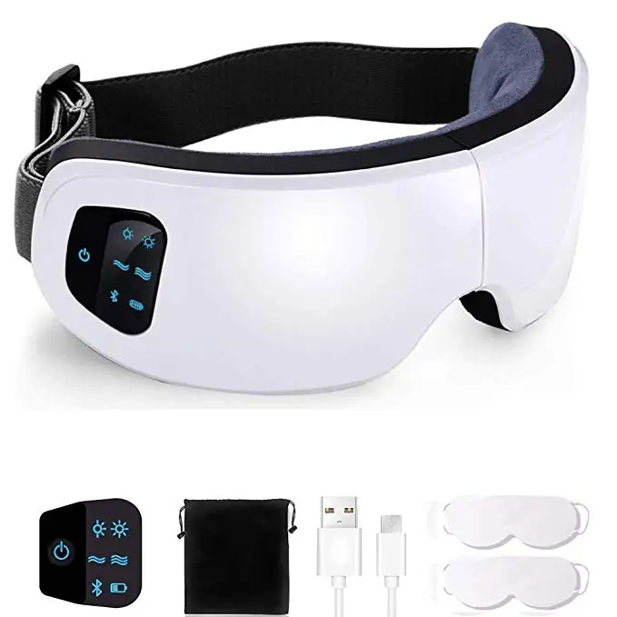 Electric Eye Massager With Heat Compression Rechargeable Wireless Eye ...