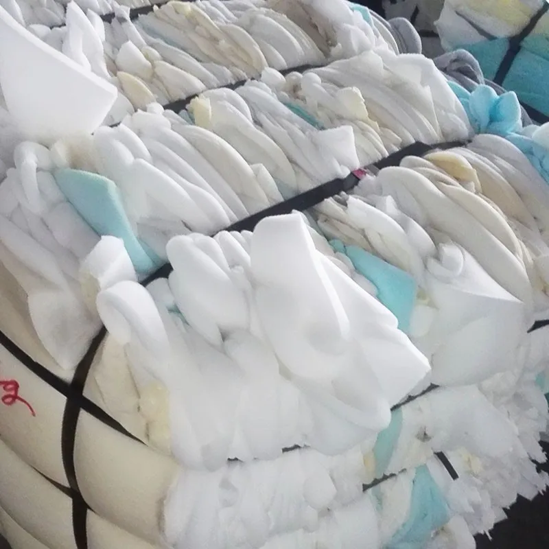 Pure nature doux native hs code débris de mousse de polyuréthane