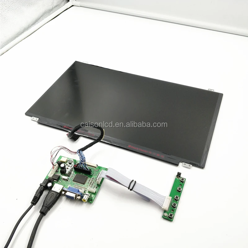 lcd controller board support HDMI+VGA +2AV driver 15.6 inch LCD kits with 1920*1080,300 cd