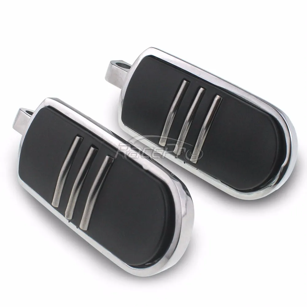 Vfactor Streamliner Style Custom Motorcycle Foot Pegs Footpeg For Harleydavidson Touring And