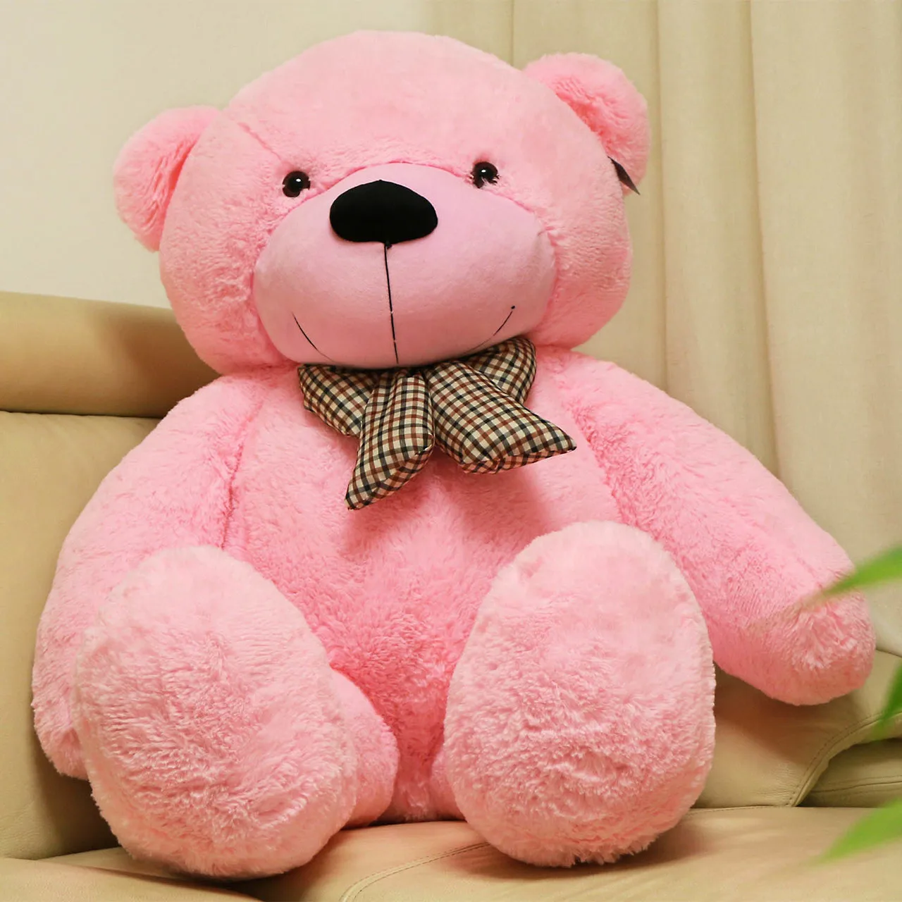 pink giant teddy bear
