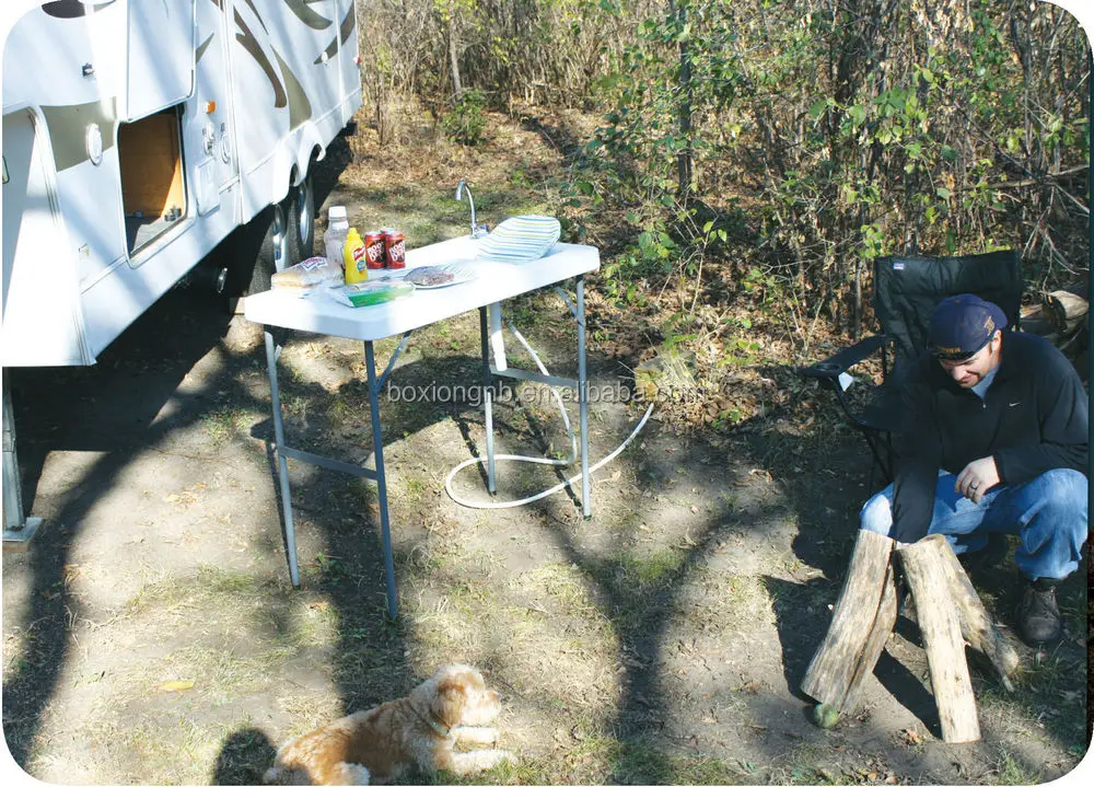 Mesa De Lavabo Portátil,Mesa Plegable Con Fregadero - Buy Fregadero