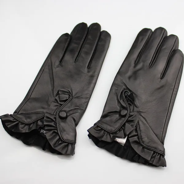 girls fashion sexy colorful warm winter leather glove