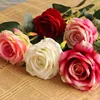 Hot Sale Real Touch Flower Artifical Silk Rose Flower Beautiful Rose Artificial Rubber Flower