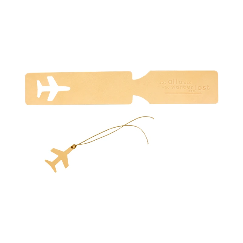 Personalized Bulk Travel Luggage Tags Genuine Leather Blank Travel Tag