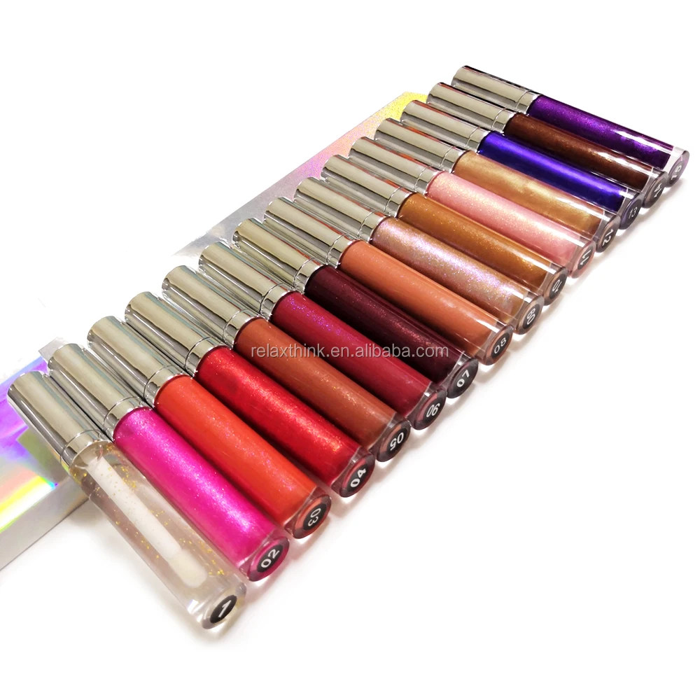Brand Name Lip Gloss 15 Color Private Label Your Logo Wholesale Lip