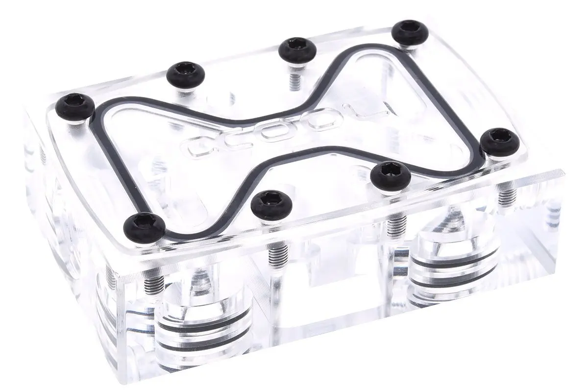 Alphacool GPX SLI Connector, Dual, Plexi, Clear