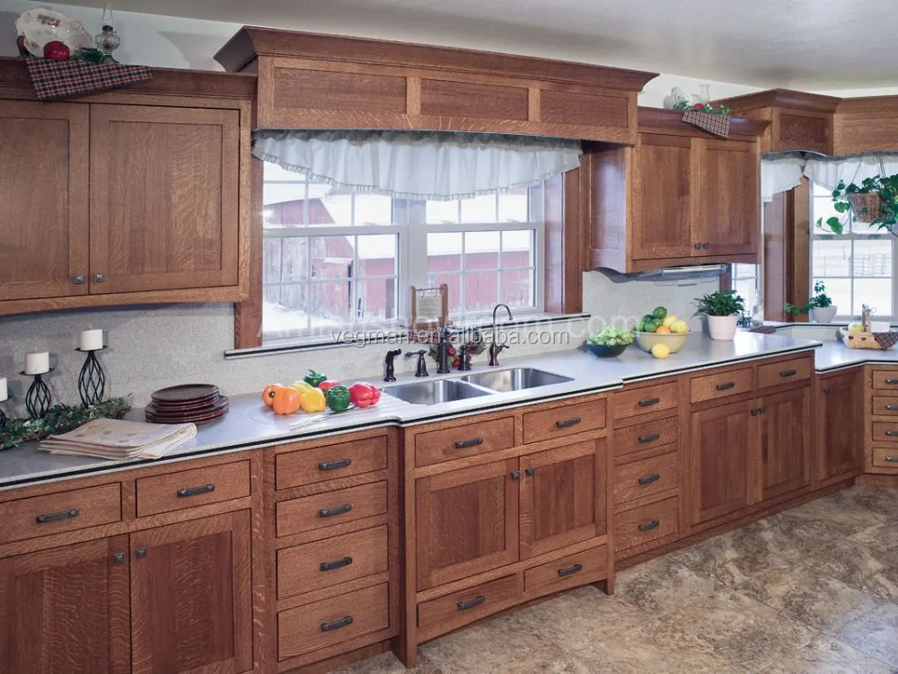 Lower Price Pecan Wood Cabinets