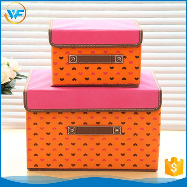 Drawer Big Foldable Horse Tack Saddle Mat Storage Box Foldable Storage Cube Basket Bin For Kid