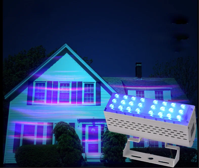 Multi Color Programmable Outdoor Decorative Projector 50w Rgb Led