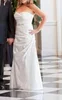 Taffeta strapless Wedding gown