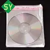 alibaba wholesale cheap clear bag with flap of cd dvd packaging poly bag/opp plastic dvd/cd case packing